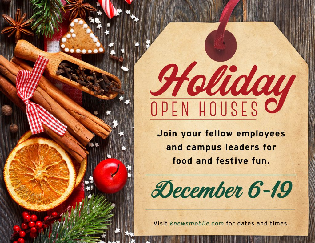 Come to Your Campus Holiday Open House