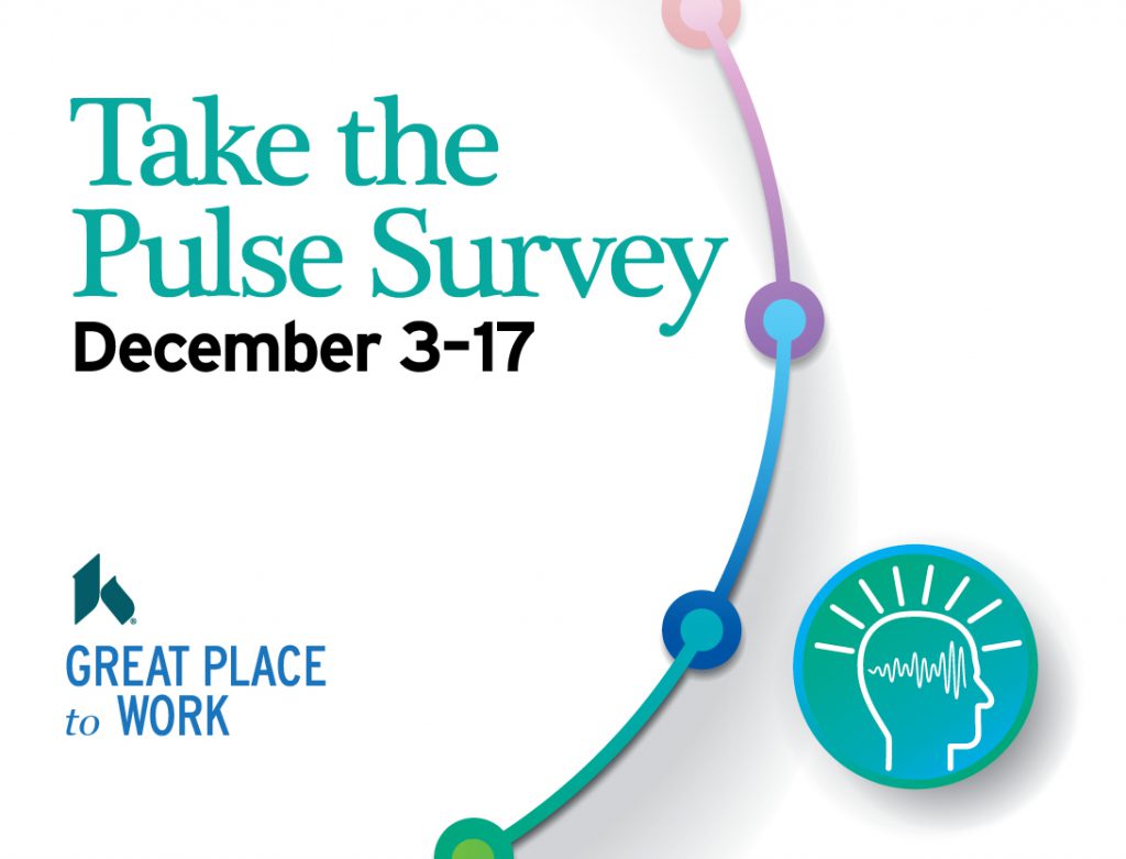 Take the Pulse Survey December 3-17