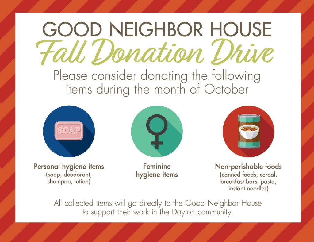Help Donate to the Good Neighbor House Donation Drive