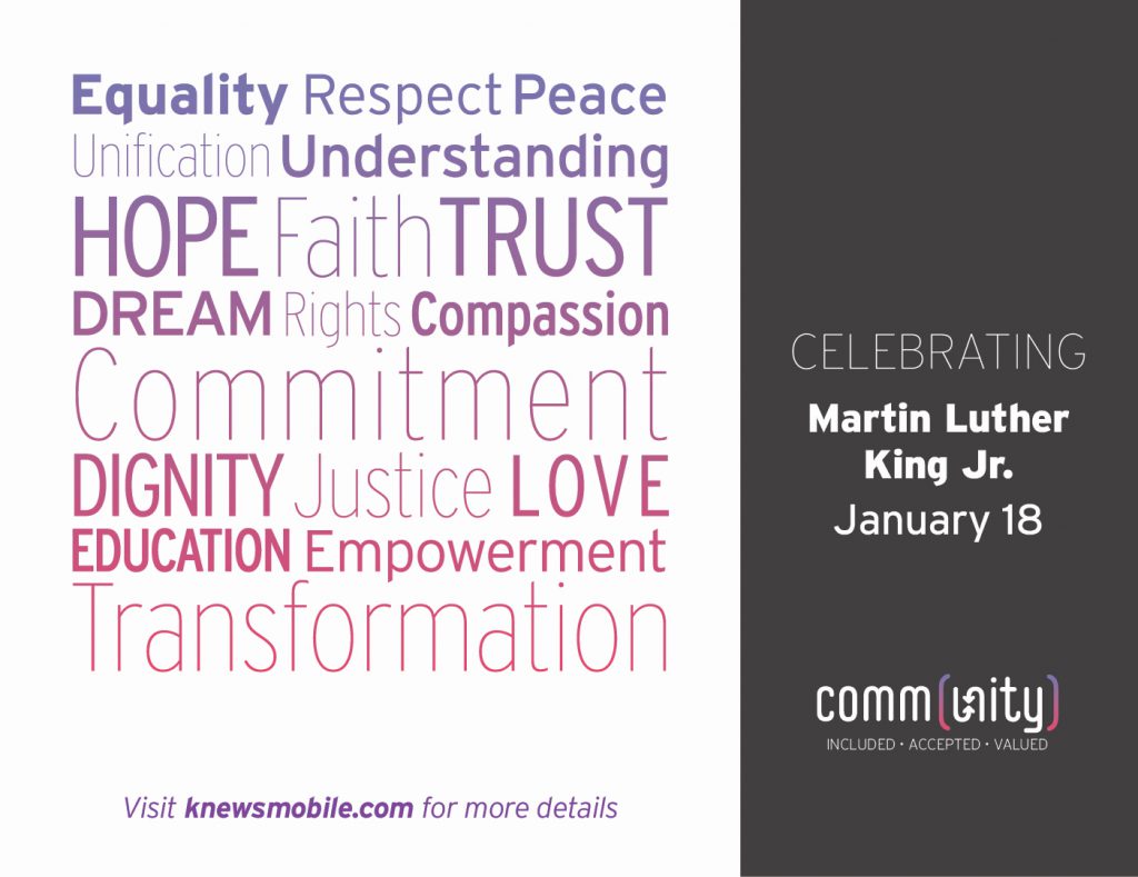 Join Us in Honoring the Legacy of Martin Luther King Jr.