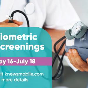 Biometric Screenings and Wellness Incentive Program May 16-July 18
