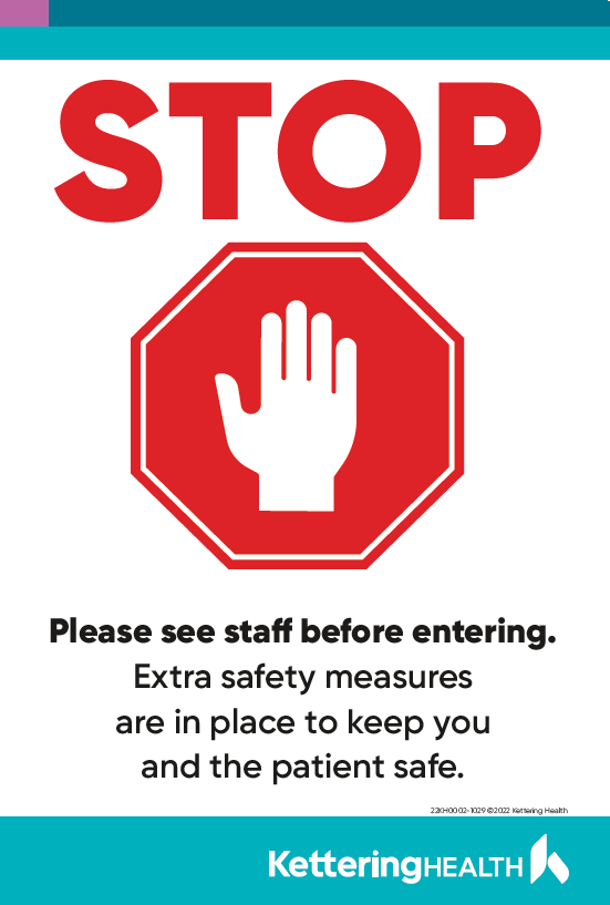 COVID-19 and Airborne Isolation Room “Stop” Sign – Order From Print Shop
