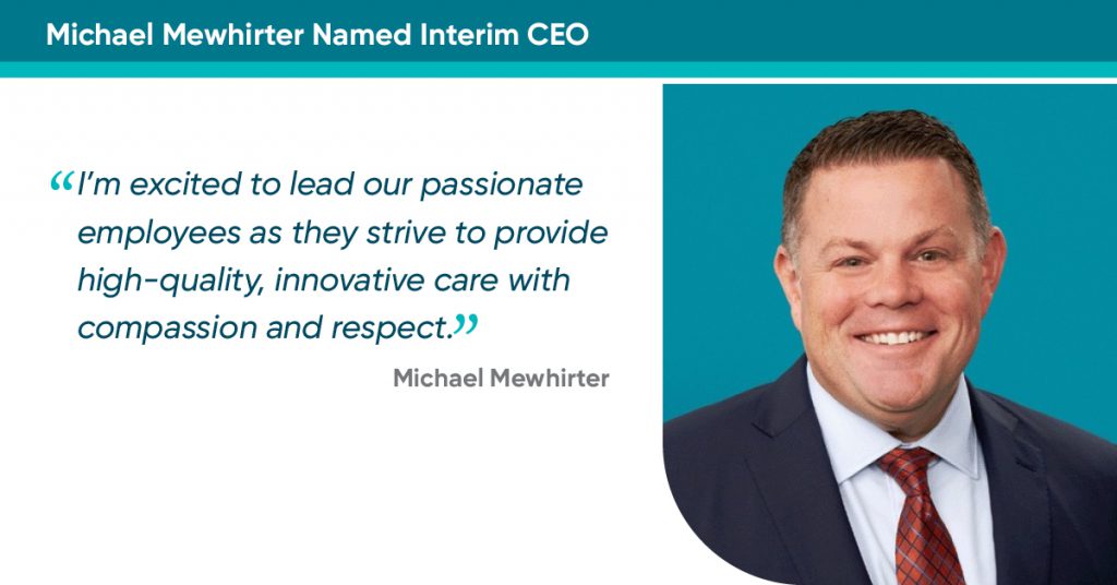 Michael Mewhirter Named Interim CEO